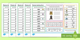 Phase 4 Phonics Assessment Pack (teacher made)