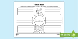 Robin Hood Word Mat (teacher made)