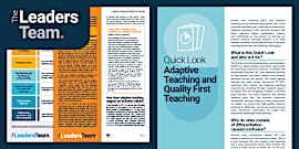 Adaptive Teaching CPD Information Guide PDF – Twinkl