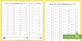 Three Times Table Practice Activities