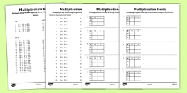 long multiplication worksheet 3 digits x 2 digits