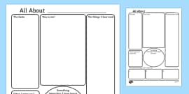 Mua Juvale 30 Pack Kids All About Me Classroom Posters For Kindergarten