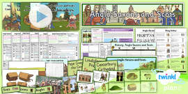 Anglo Saxon Timeline KS2 Activity - Teacher-made