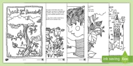 Jack and the Beanstalk Colouring Pages | Teacher-Made
