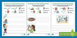 Teeth and the Dentist: Healthy Teeth Clip Cards - Twinkl