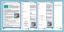 Europe Landmarks Reading Comprehension Activity