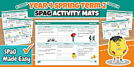 Year 5 Spring Term 2 SPaG Activity Mats - Twinkl - KS2