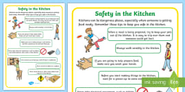 Dangers In The Kitchen Worksheet Worksheet Teacher Made