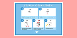 3 Digit Addition | Column Method (teacher Made) - Twinkl