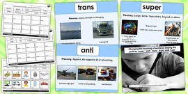 PlanIt Y3 SpaG Lesson: 'anti-', 'auto-' and 'super-' Prefix