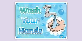 Wash Your Hands Poster | How to Wash Your Hands Poster Pack
