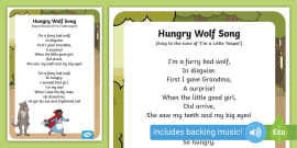 Hungry Wolf Song (teacher made) - Twinkl