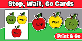 Stop Visual Support Cards