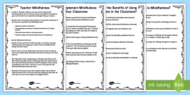 relaxation techniques for kids mindfulness activity pack