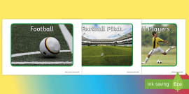 FREE! - Football Topic Display Posters (A4) (teacher made)