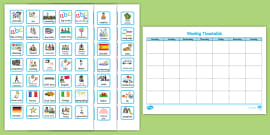 timetable chart design