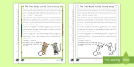 Second Grade Fables And Folktales Reading Comprehension Pack