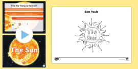 KS2 Sun Facts PowerPoint and Worksheet