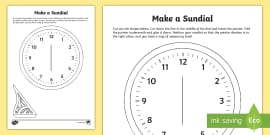 Make a Sundial KS2 Worksheet