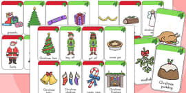 Christmas Flashcards | Primary Resources | EYFS - Twinkl