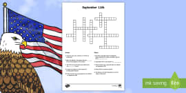 Remembering 9/11 Writing Activity - Patriot Day, September 11th, World