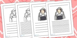 Mary Queen of Scots Worksheets - News Report Writing Frames