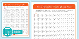 visual tracking worksheet worksheet teacher made