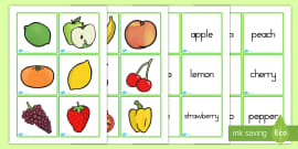 Fruit and Vegetable Sorting Worksheet / Activity Sheet - fruit