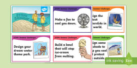 STEM Challenge Cards for Kids (teacher made)