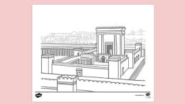Jerusalem Colouring Sheet - Creative Activity for Kids