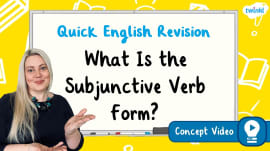 What is the Subjunctive Mood | Definition & Examples | Twinkl