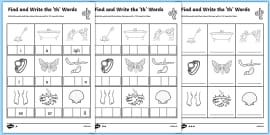 'th' Words for Kids - Read and Write 'th' Phonics Worksheets