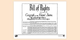 Bill of Rights Summary | Social Studies Learning Resources