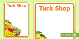 👉 Editable Tuck Shop Posters (teacher made) - Twinkl