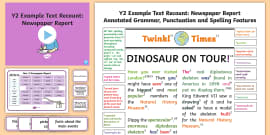 New Writing A Newspaper Report Ks2 Ks2 Powerpoint