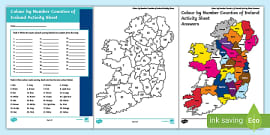 Labelling Counties Of Ireland Activity Irish Counties Map Labelling Counties Of Ireland Activity Irish Counties Map