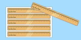 👉 Centimeters and Millimeters Rulers Cut Outs and Display Pack