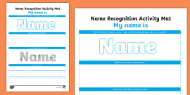 Editable Name Writing Practice Worksheet Teacher Made