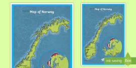 Map of Norway for Kids | CfE Second Level Resources | Twinkl
