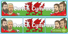 Cymraeg Campus: Criw Cymraeg Display Banner - Twinkl