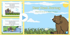 Here We Go on a Big Bear Hunt PowerPoint (teacher made)