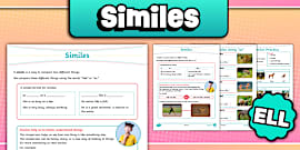 Similes and Metaphors Word Mat