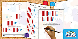 Differentiated Counting Worksheets with Pictures