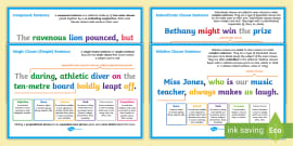 Sentence Types Display Poster - - Types Of Sentences Display Posters