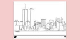 FREE! - New York City Colouring Page | Colouring Sheets