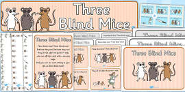 Three Blind Mice Sequencing - Three Blind Mice, nursery rhyme