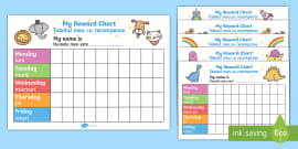 My Reward Chart Pack English/Polish - My Reward Chart