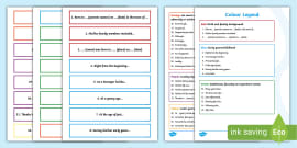 Sentence Starter Cards (teacher Made) - Twinkl