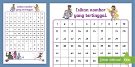 Latihan Bundarkan Nombor Sambil Mewarna