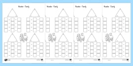 family numbers worksheet